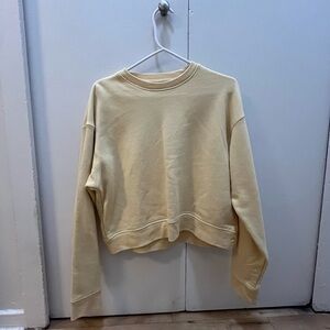 UNIQLO Yellow Crewneck Sweatshirt